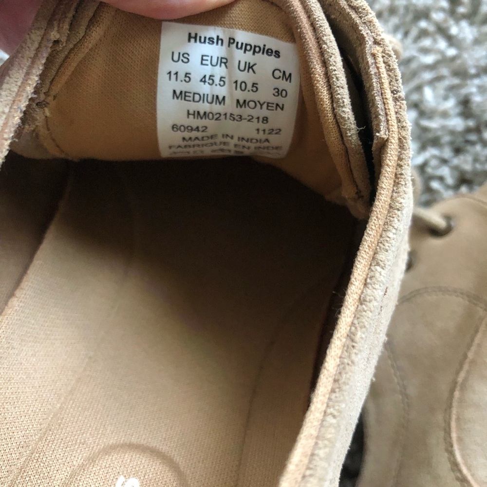 - Hush Puppies Detroit Oxford beige 11.5 - Picture 5 of 10